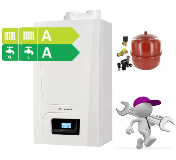 Cv ketel met installatie