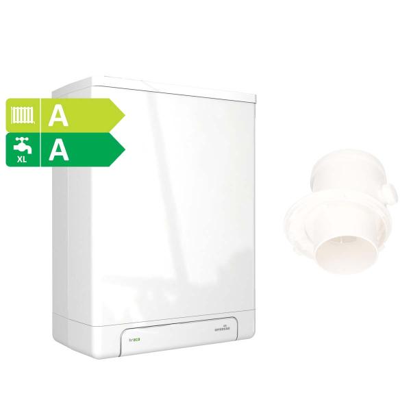 Intergas Kombi Kompakt HReco excentrisch 80/80 mm