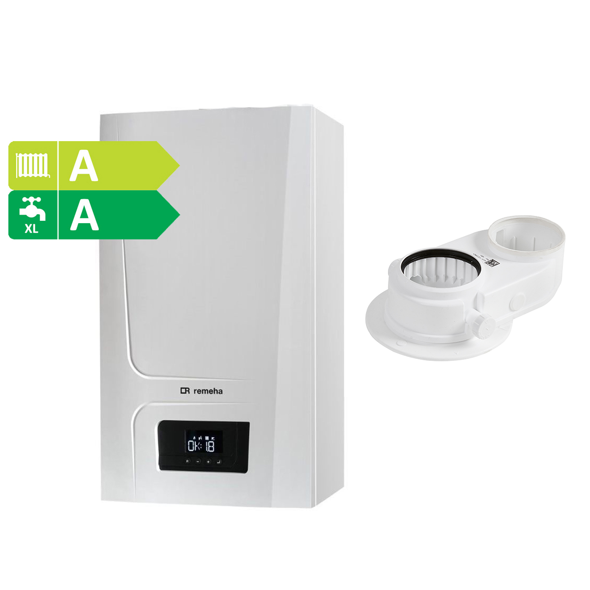 Remeha Tzerra ACE Matic excentrisch 80/80 mm