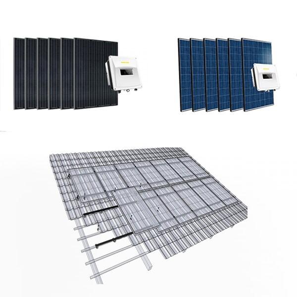 Zonnepaneel schuindak pakketten