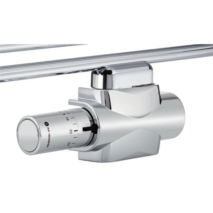 Heimeier Multilux 4 onderblokset met Halo 2-pijps chroom