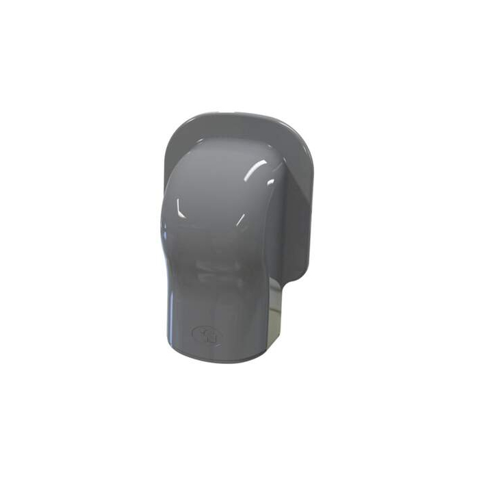 Tecnosystemi Optima muur afdekkap TMQ135 Antraciet RAL7016 SCW100521