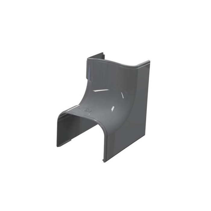 Tecnosystemi Optima binnen bocht 90° CAE135 Antraciet RAL7016 SCW100306