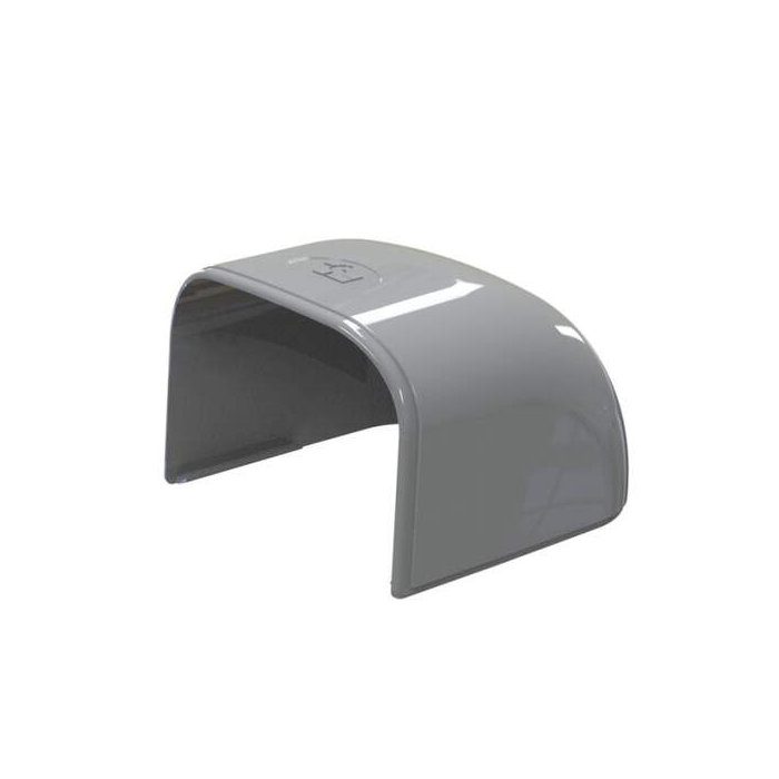 Tecnosystemi Optima afdek/eindkap TC75 Antraciet SCW100293