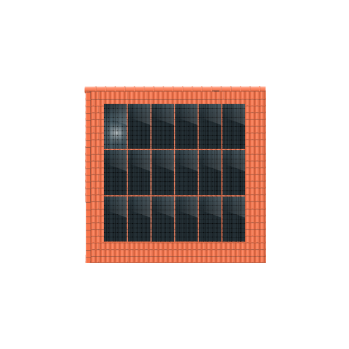 ClickFit EVO 3x6 Portrait. 3 rijen van 6 panelen