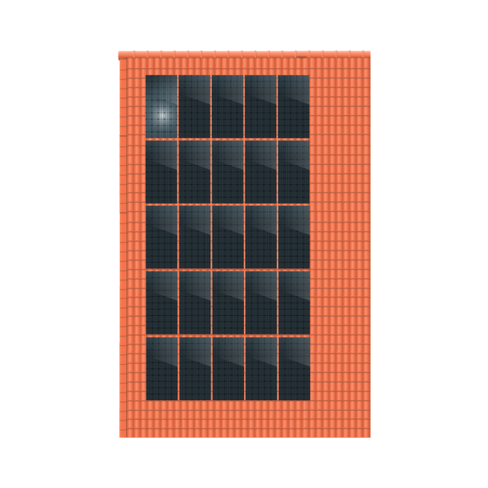 ClickFit EVO 5x5 Portrait. 5 rijen van 5 panelen ClickFit EVO 5x5 Portrait. 5 rijen van 5 panelen