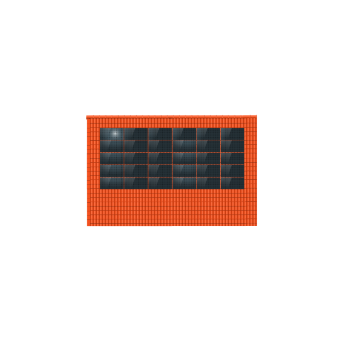 ClickFit EVO 5x6 Landscape. 5 rijen van 6 panelen