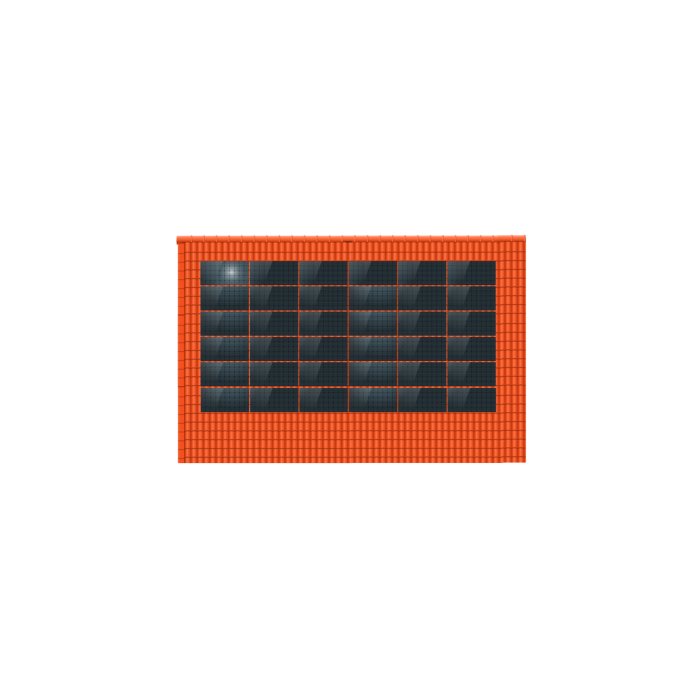 ClickFit EVO 6x6 Landscape. 6 rijen van 6 panelen