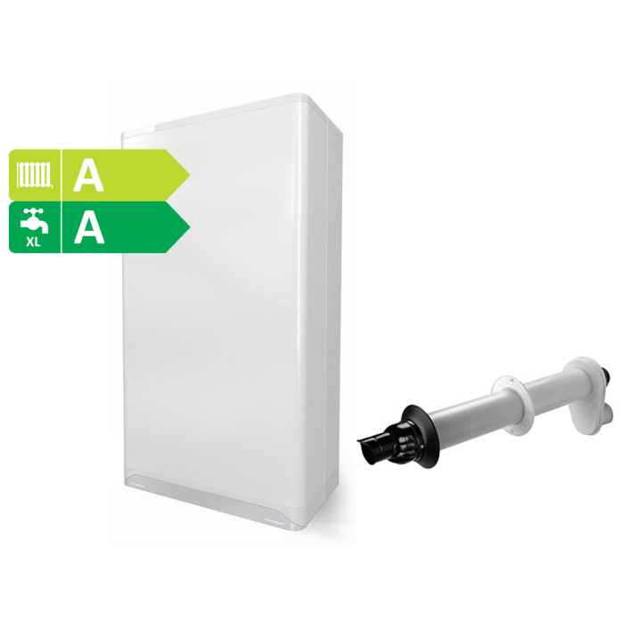 Combi-deal Intergas Xtreme 24 CW3 + muurdoorvoer