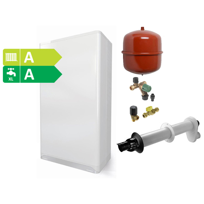 Combi-deal Intergas Xtreme 30 CW4 + Renovatiepakket en muurdoorvoer