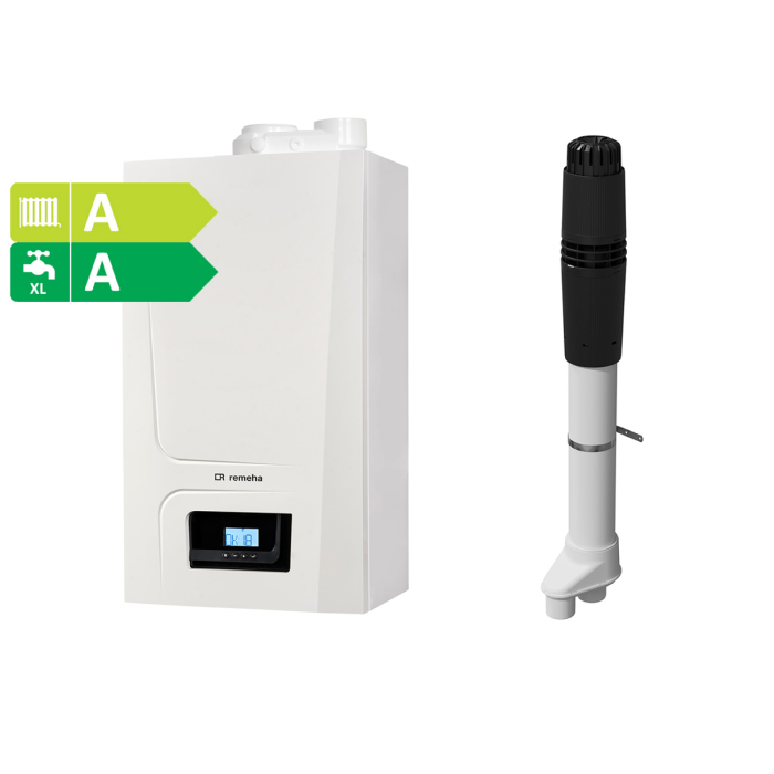 Combi-deal Remeha Avanta ACE 28C CW4 + Dakdoorvoer Combi-deal Remeha Avanta ACE 28C CW4 + Dakdoorvoer