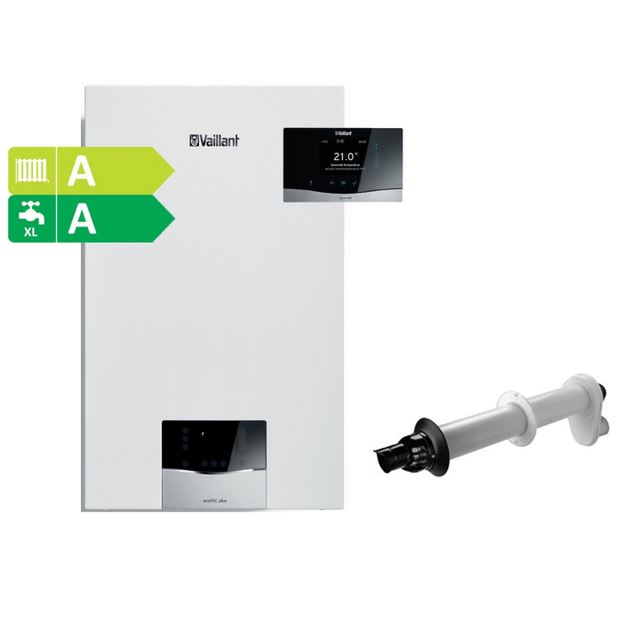 Combi-deal Vaillant ecoTEC plus VHR 30-36CS /1-5 CW5  + Muurdoorvoer Combi-deal Vaillant ecoTEC plus VHR 30-36CS /1-5 CW5  + Muurdoorvoer