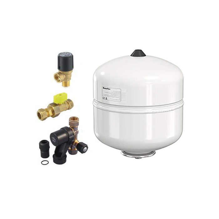 Flamco Renovatiepakket 18 liter wit 0,5 bar