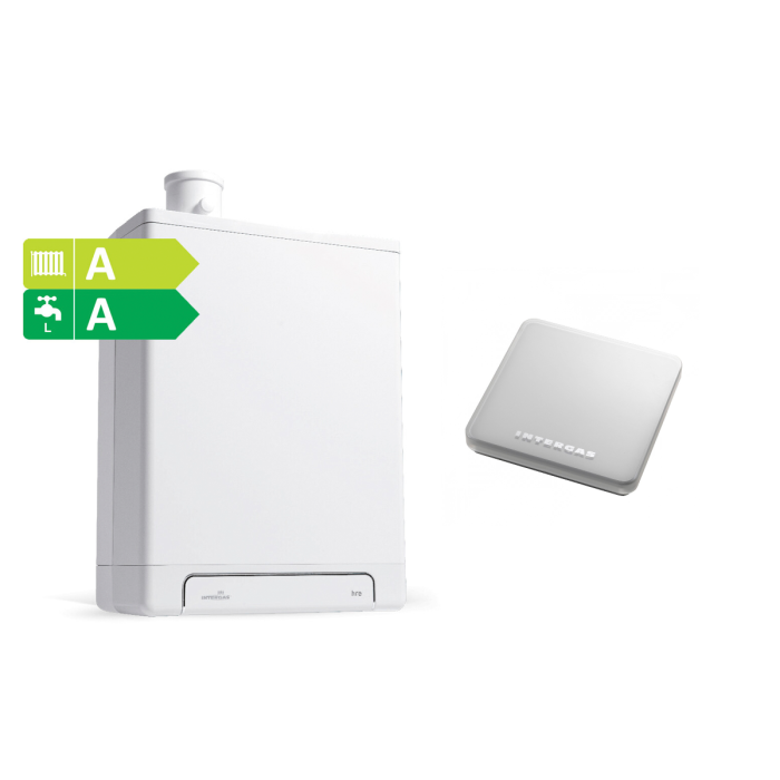 Intergas Kombi Kompakt HRE36/30 CW5 met Comfort Touch kamerthermostaat wit Intergas Kombi Kompakt HRE36/30 CW5 met Comfort Touch kamerthermostaat wit