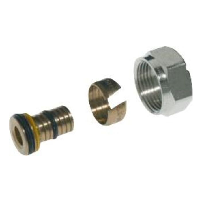 Jaga aansluitkoppeling m24 16x2 vpe / alu 5094.316  - WarmteBeheer.nl