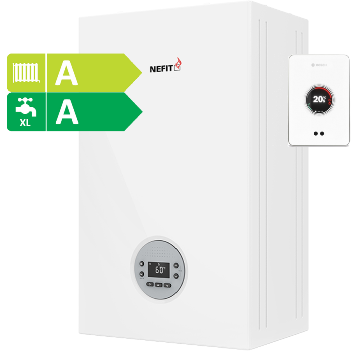 Nefit 1200 HRC 28 CW4 met Easycontrol slimme thermostaat wit Nefit 1200 HRC 28 CW4 met Easycontrol slimme thermostaat wit