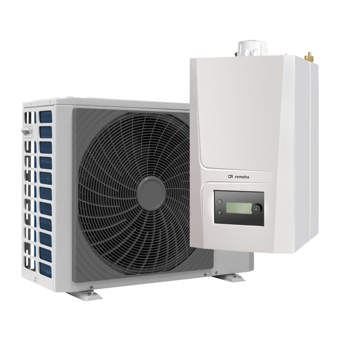 Remeha Elga Ace All-in-one hybride warmtepomppakket 4kW Remeha Elga Ace All-in-one hybride warmtepomppakket 4kW