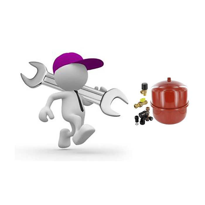 Standaardinstallatie CV ketel € 465,-