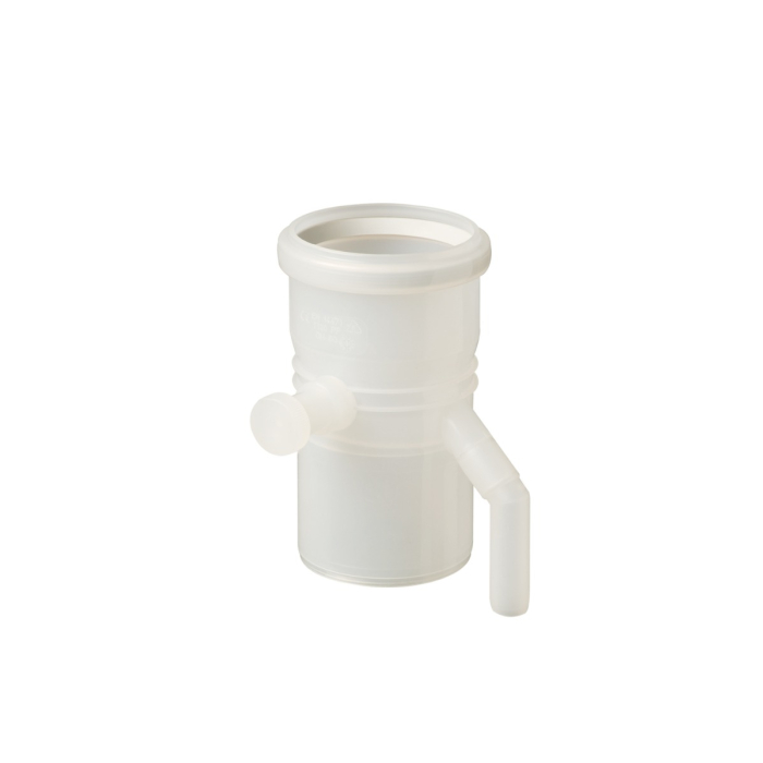 Ubbink condensopvang verticaal PP 80 transparant 0718597