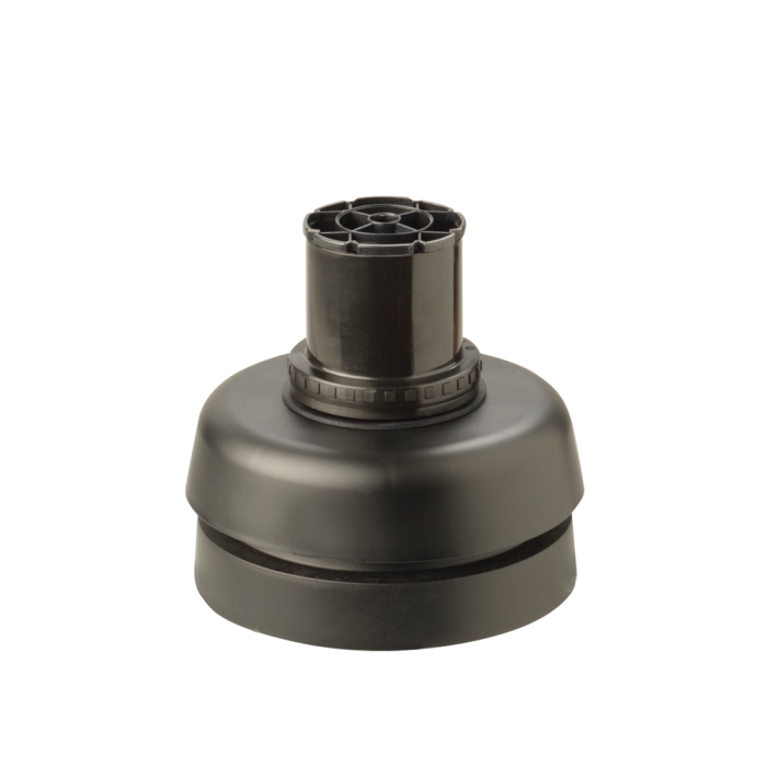 Ubbink Rolux schoorsteenkap met grespotaansluiting Ø80 0716310 Ubbink Rolux schoorsteenkap met grespotaansluiting Ø80 0716310