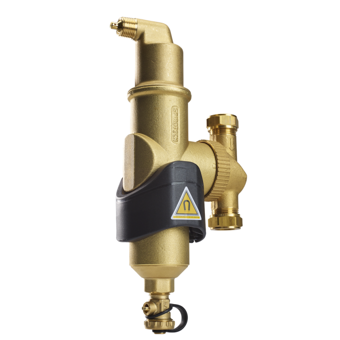 Spirovent 22mm combi mb3 lucht & vuilafscheider Spirovent 22mm combi mb3 lucht & vuilafscheider