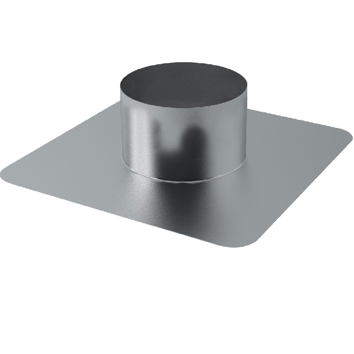 Econox Thermoduct plakplaat voor dakdoorvoer Ø180mm - WarmteBeheer.nl