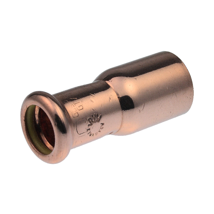 XPress koper gas inschuifsok 22 x 15 mm