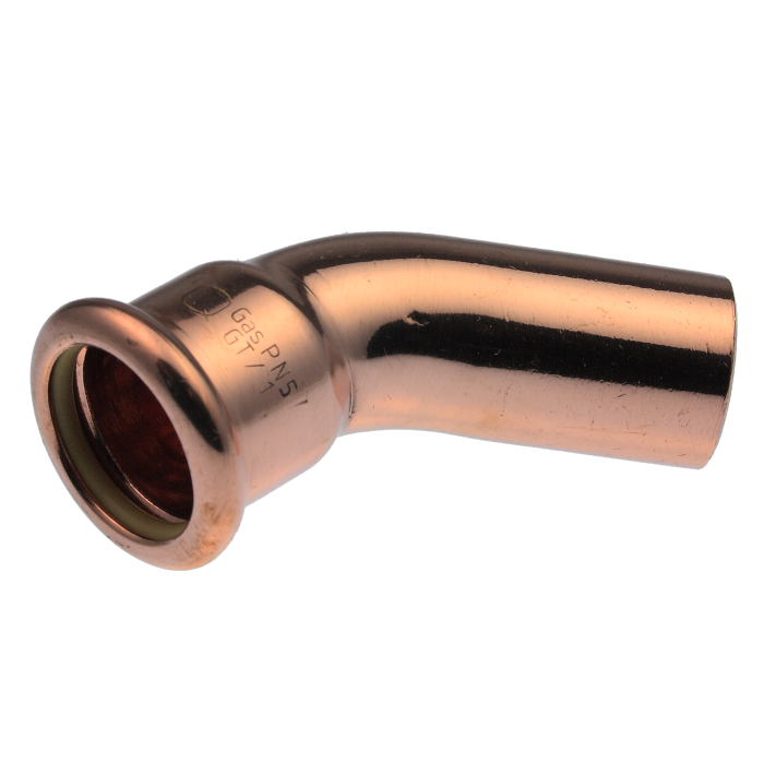 XPress koper gas insteekbocht 45gr 15 mm