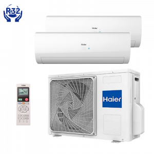 span strelen Niet verwacht Haier Multi-split airco 5,0 kW met 2 Pearl binnenunits 2U50S2SM1FA-3 R32