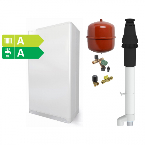Combideal Intergas Xtreme 36 CW5 + installatiepakket en dakdoorvoer