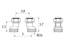 Jaga adapterset 5094.521/2