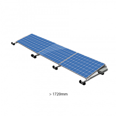 ValkPro+ 1x3 Landscape voor panelen > 1720mm 1 rij van 3 panelen