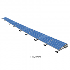 ValkPro+ 1x8 Landscape voor panelen >1720mm 1 rij van 8 panelen