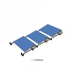 ValkPro+ 3x1 Landscape voor panelen >1720mm 3 rijen van 1 paneel