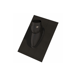 Ubbink Ubiflex doorvoerpan Ø131 mm 15-55°  inclusief scharnierkap 0174050