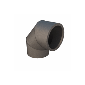 Ubbink Aerfoam Bocht 90° EPE Ø160 mm, grijs 0188225