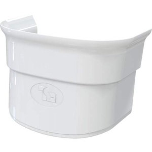 Tecnosystemi Optima overgangsmanchet t.b.v. wandunit MCS75 (78 x 90mm) Zuiverwit SCW100213