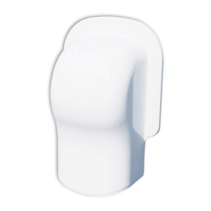 Tecnosystemi Optima muur afdekkapTM100 Zuiverwit RAL9010 SCW100037