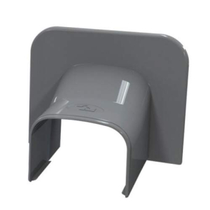 Tecnosystemi Optima plafond/wand eindstuk TA75 Antraciet SCW100286