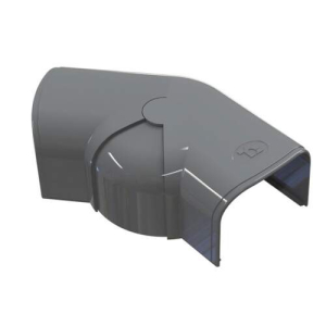 Tecnosystemi Optima platte bocht verstelbaar 80°-140° CPS75 Antraciet SCW100129