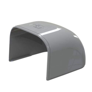 Tecnosystemi Optima afdek/eindkap TC75 Antraciet SCW100293