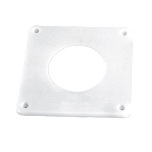 Burgerhout Easysafe PP muurplaat 125 mm Wit 400453868