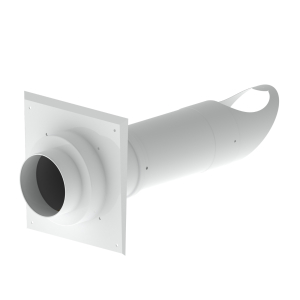 Burgerhout Miniflex Schachtaansluiting met brandmanchet 60/100 mm 400470142