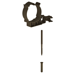 Burgerhout PP fixatiebeugel 80mm zwart 400452206