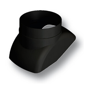 Burgerhout Scharnierkap 180mm voor Combidoorvoer met ventilatie 400453743