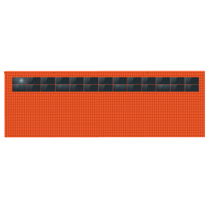 ClickFit EVO 2x13 Landscape. 2 rijen van 13 panelen