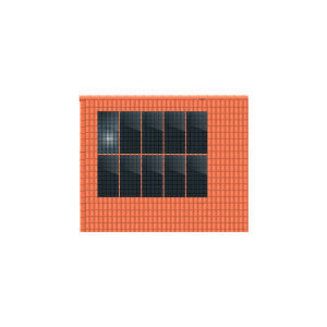 ClickFit EVO 2x5 Portrait. 2 rijen van 5 panelen