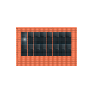 ClickFit EVO 2x8 Portrait. 2 rijen van 8 panelen