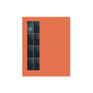 ClickFit EVO 4x2 Portrait. 4 rijen van 2 panelen