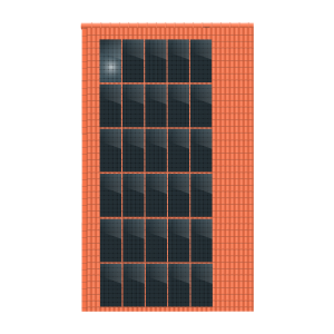 ClickFit EVO 6x5 Portrait. 6 rijen van 5 panelen